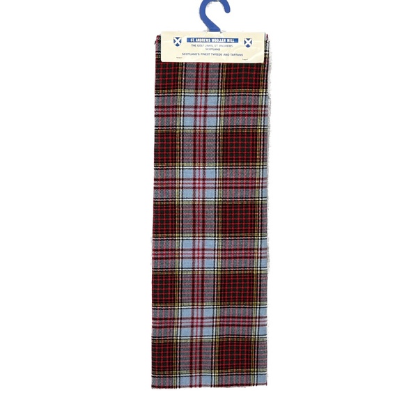 ST. ANDREWS WOOLLEN MILL Fabric Anderson Plaid Tartan 3/4 yd x 60 NEW Wool Blend - Picture 3 of 5